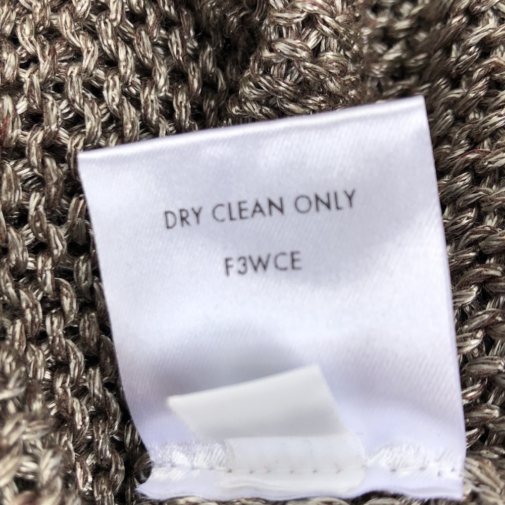 Eileen Fisher “chain mail” metallic knit top - Picture 6 of 6